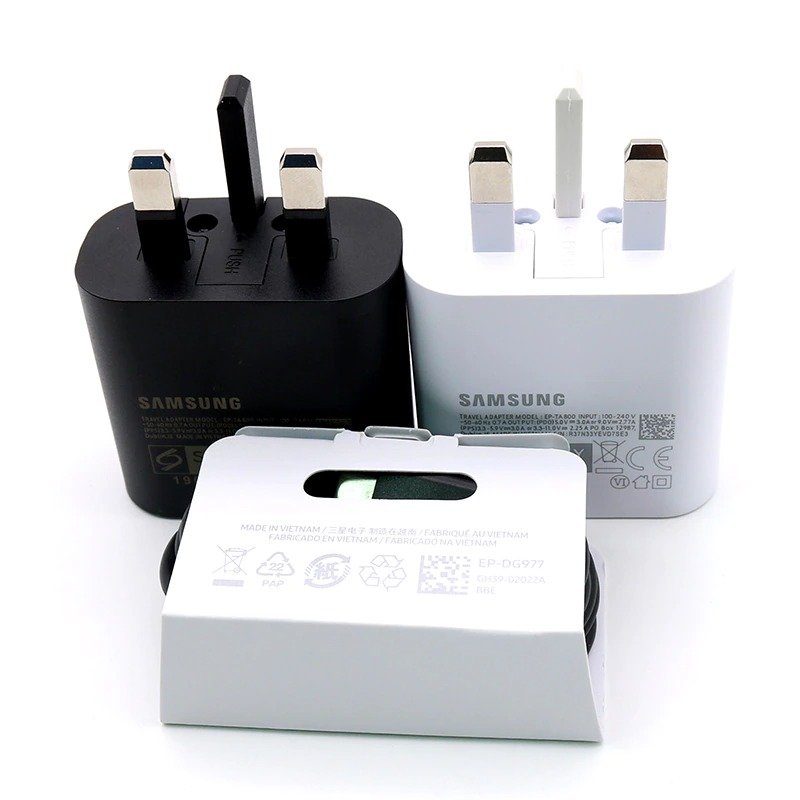Original Samsung 25W PD Fast Wall Charger With USB Type-C to C Cable - Image 4