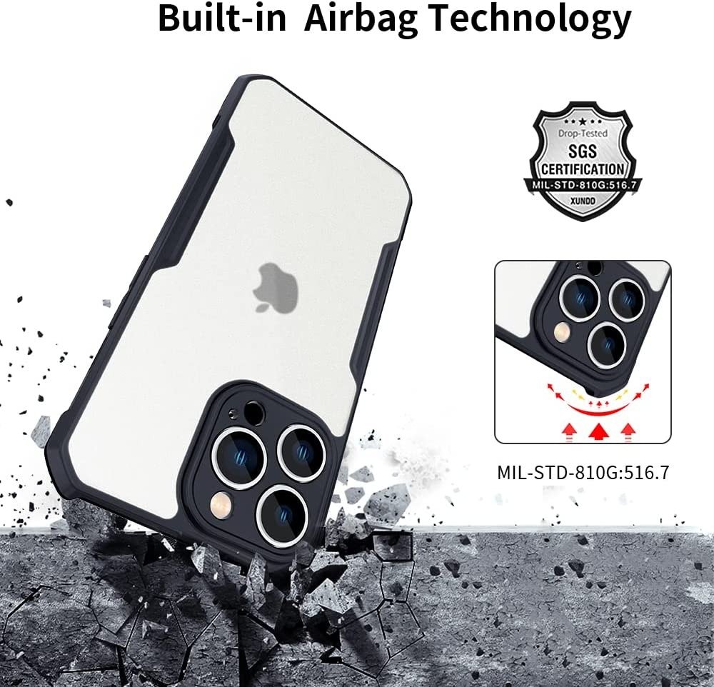 Xundd Shockproof Bumper Transparent Case For iPhone X Series - Image 11