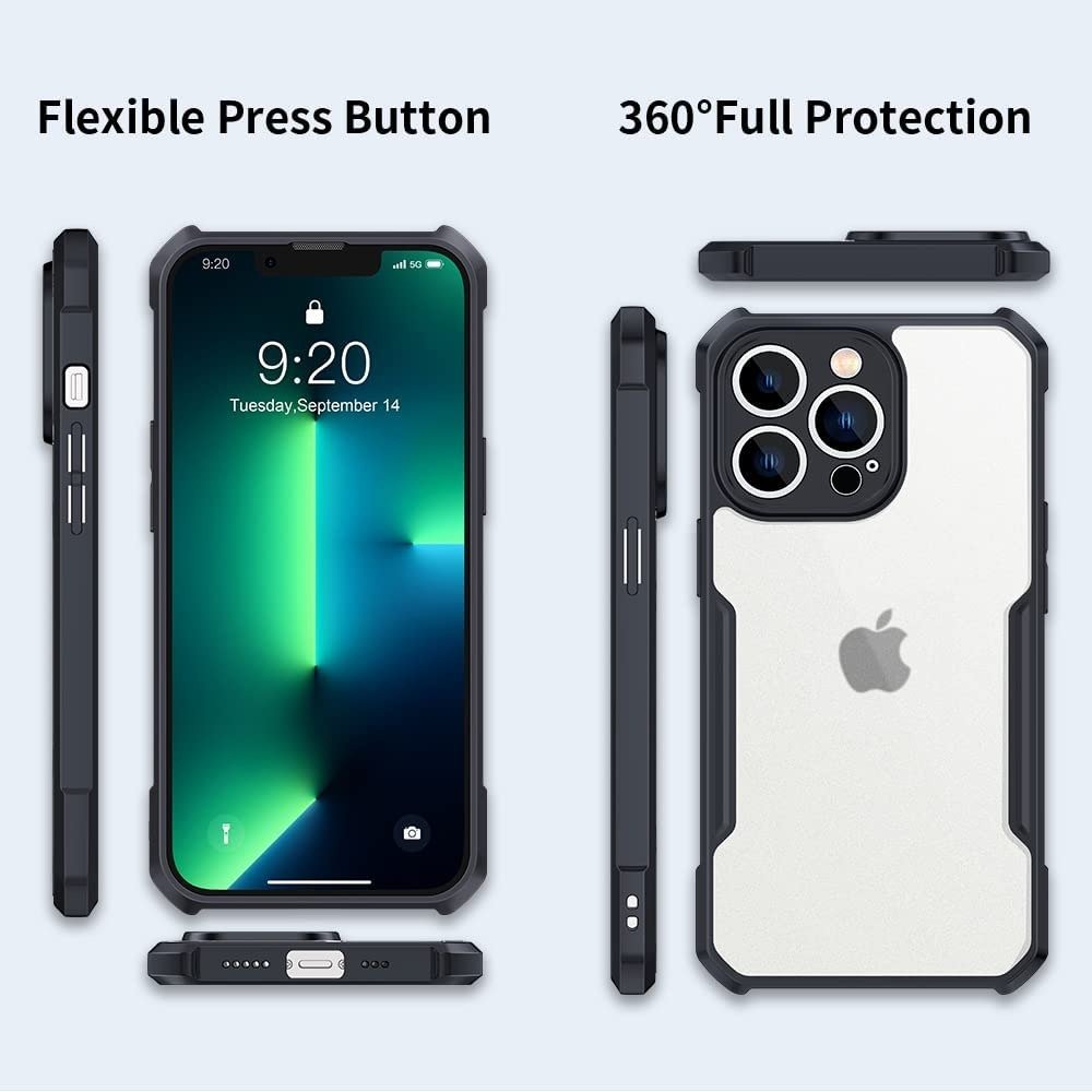 Xundd Shockproof Bumper Transparent Case For iPhone X Series - Image 2