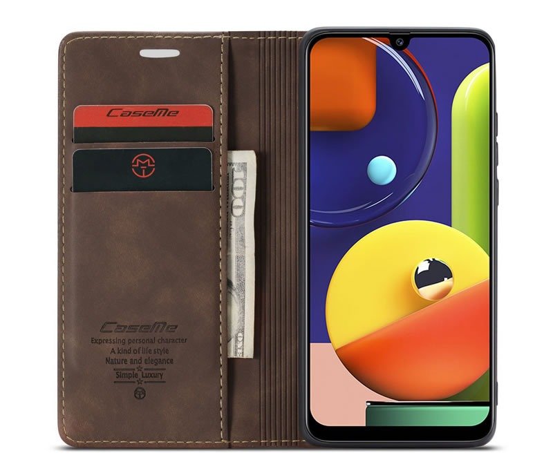 CaseMe leather Flip Case for A30s/A50/A50s - Image 8