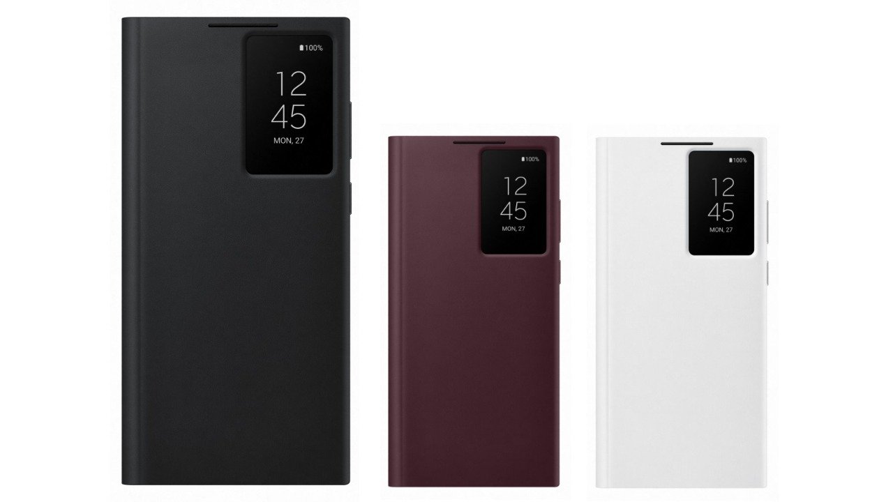 New Design Clearview Smart Case for Samsung Galaxy S22 Ultra with Sensor - Image 14